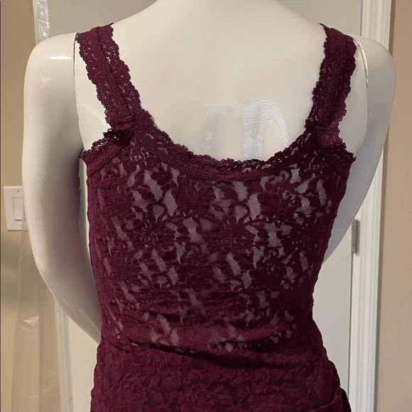 HANKY PANKY LACE CAMISOLE WINE COLORED SIZE SMALL NWOT - Picture 5 of 8